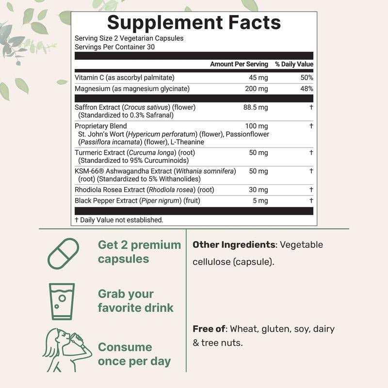 SAFFRON ADVANCED CAPSULES