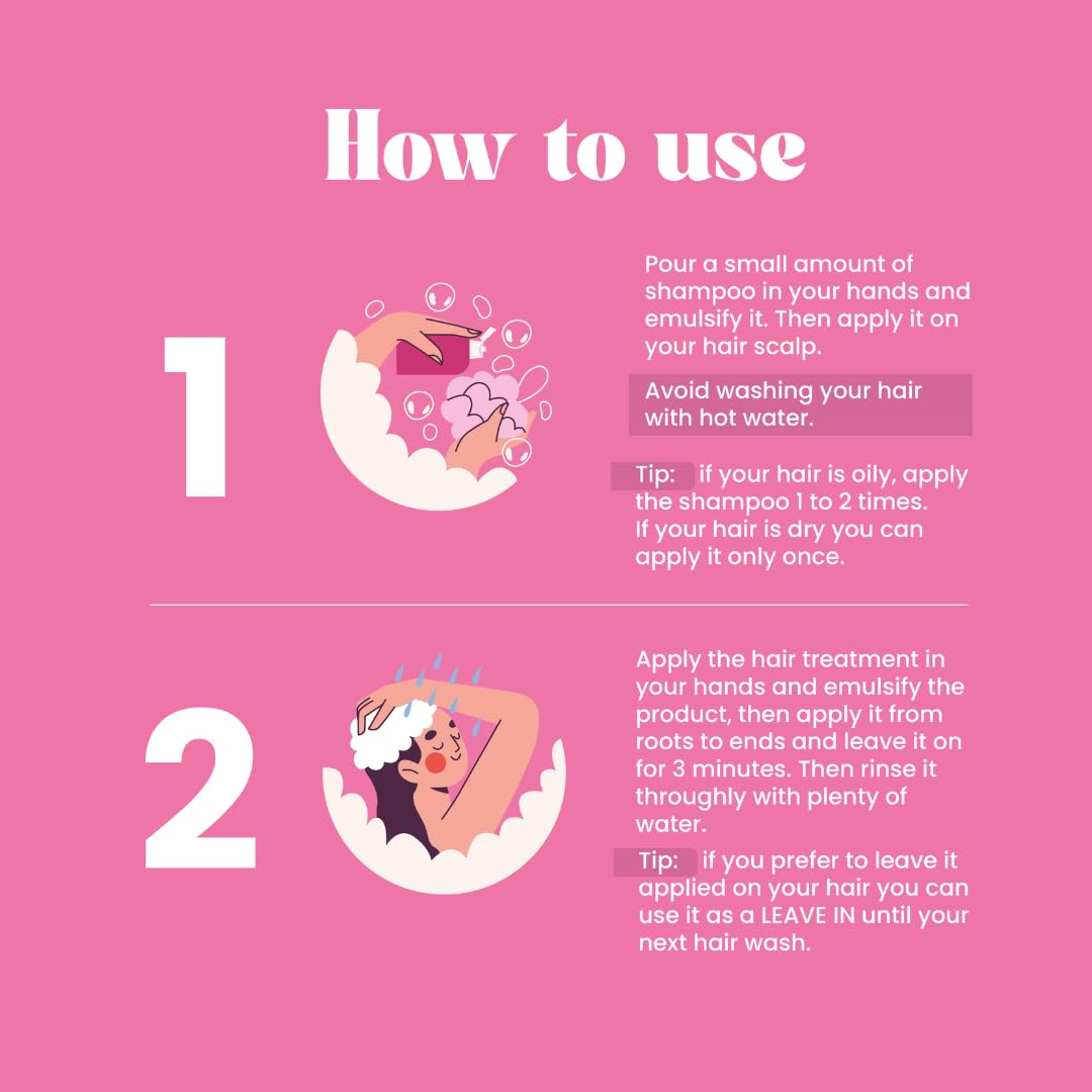 Champú y tratamiento de cebolla, biotina y romero: cabello más fuerte, grueso y largo.