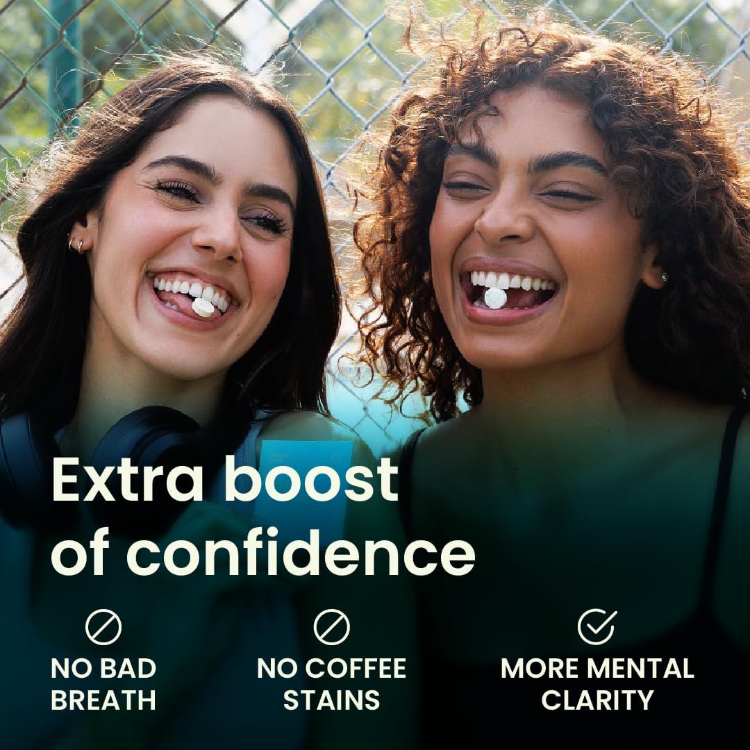 Goma de Mascar Neuro Energía Sin Azúcar con Cafeína para Energía y Enfoque – Con L-teanina, Cafeína, Vitamina B12 y Vitamina B6