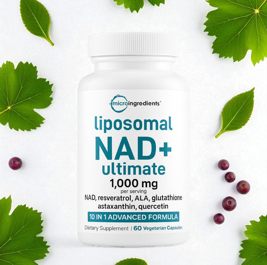 Liposomal NAD+ - Ultimate 1000mg, 60 Veggie Capsules