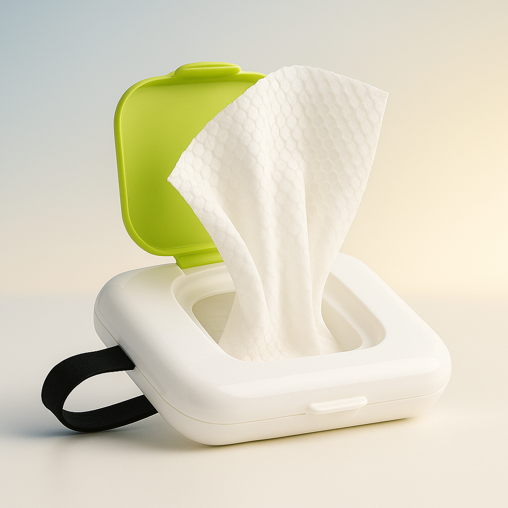Caja de toallitas portátil