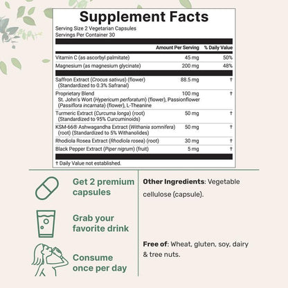 SAFFRON ADVANCED CAPSULES