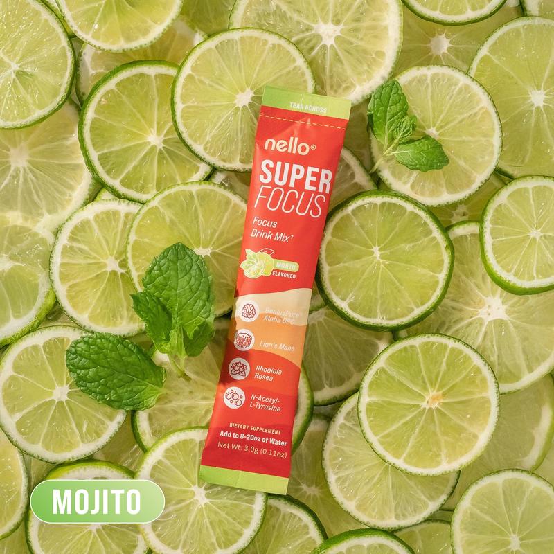 Nello Superfocus | Mezcla de bebida nootrópica