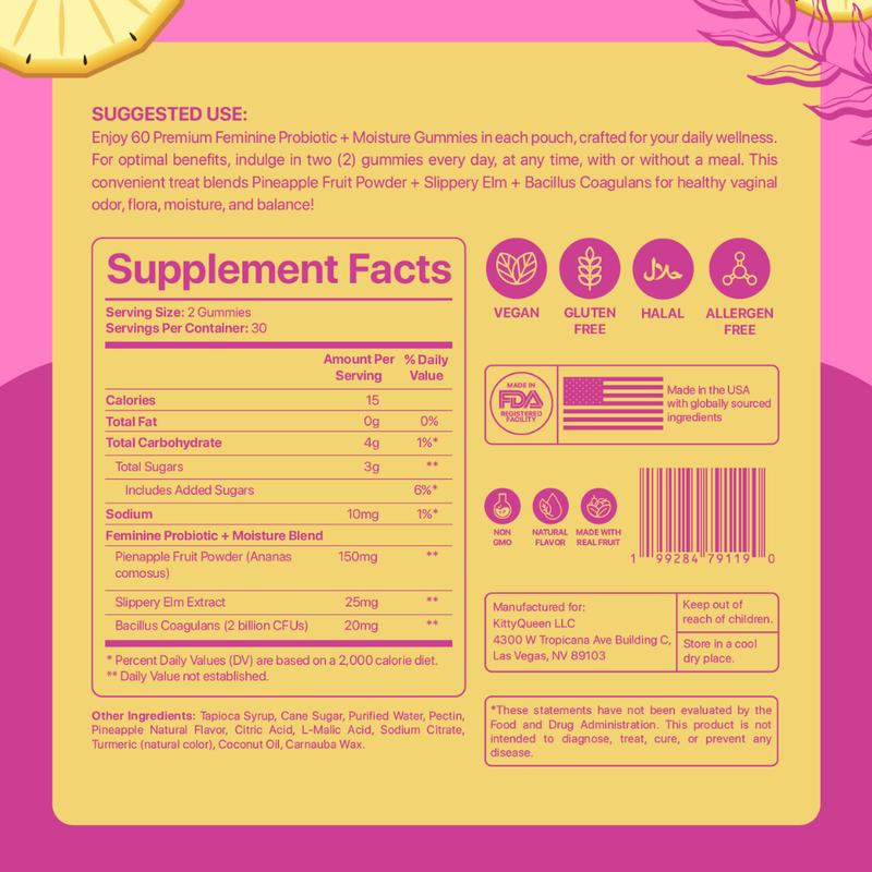 LEEFAR | Gomitas probióticas femeninas