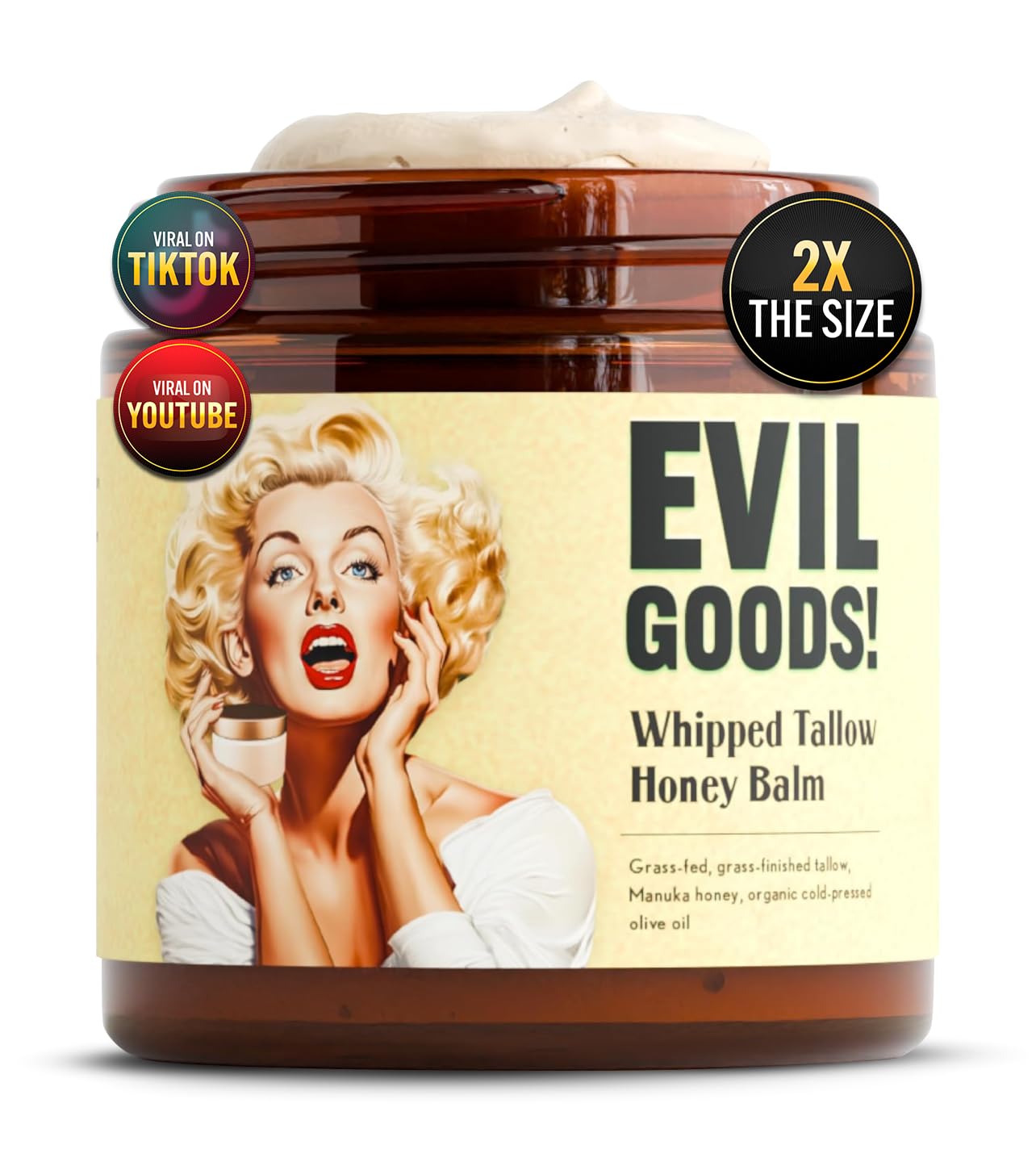 EVIL GOODS Whipped Tallow & Manuka Honey Bal